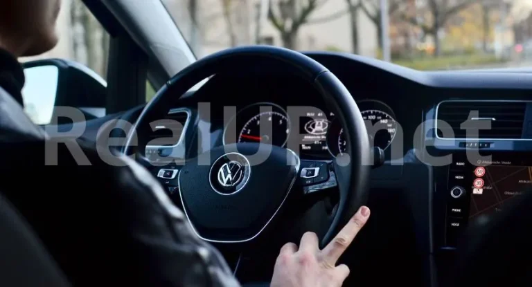 Модерен SUV автомобил за дълги пътувания с комфортен интериор